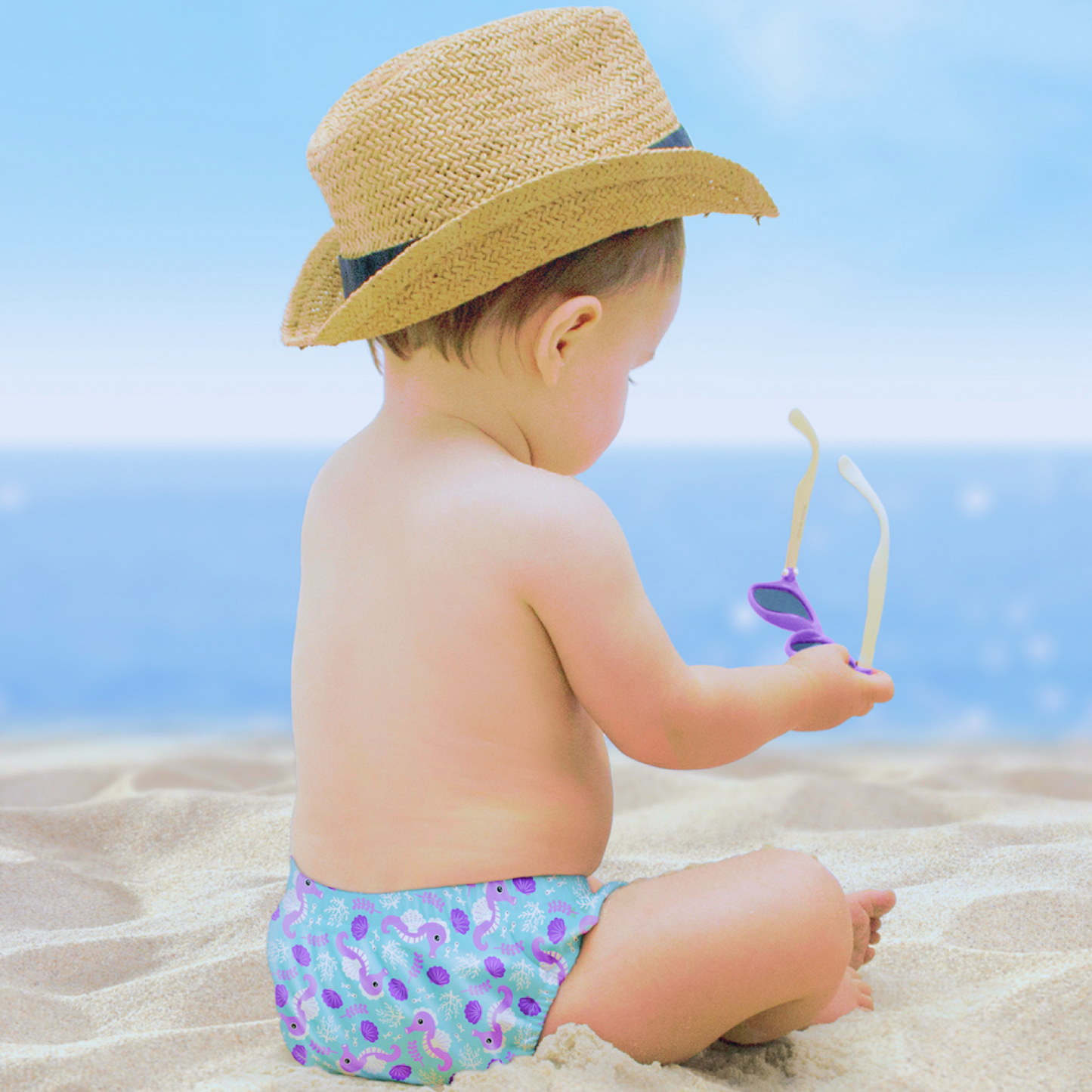Couche-culotte de piscine réutilisable