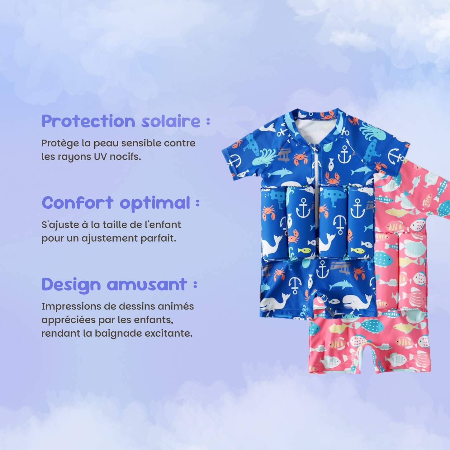 Maillot de bain flottant