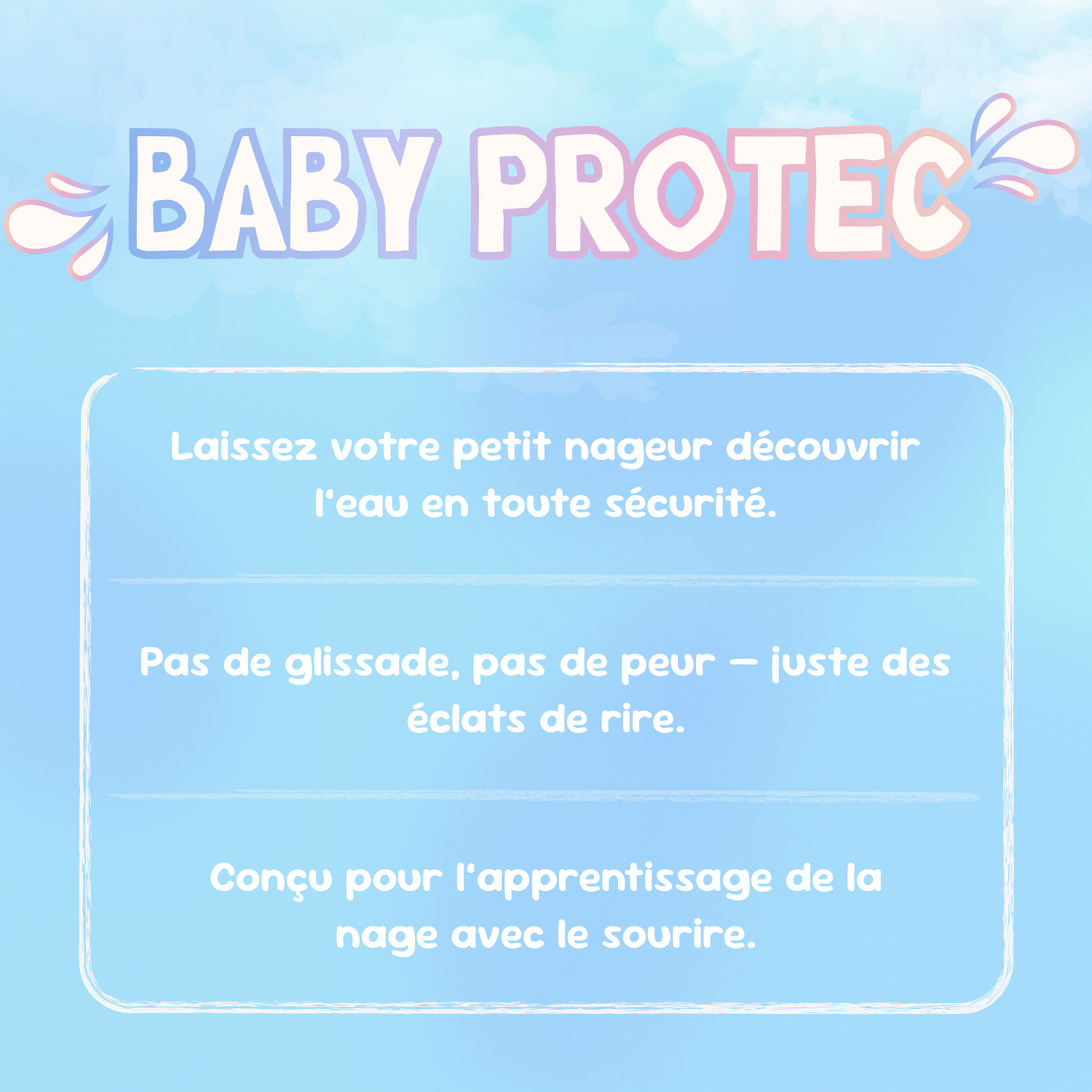 Flotteur de piscine non gonflable