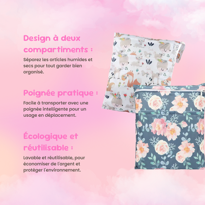 Sac imperméable pour couches réutilisables