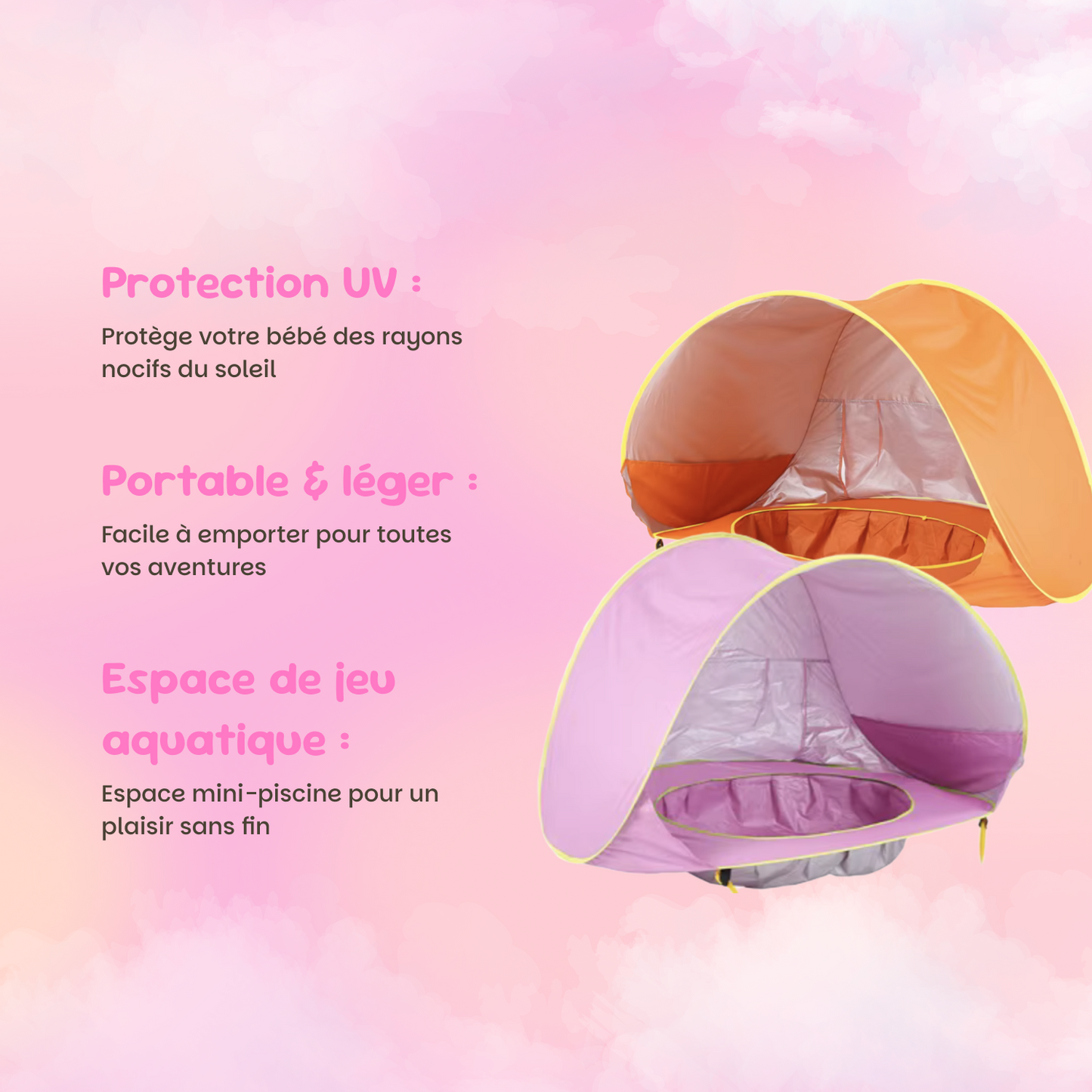Tente de plage pour bébé